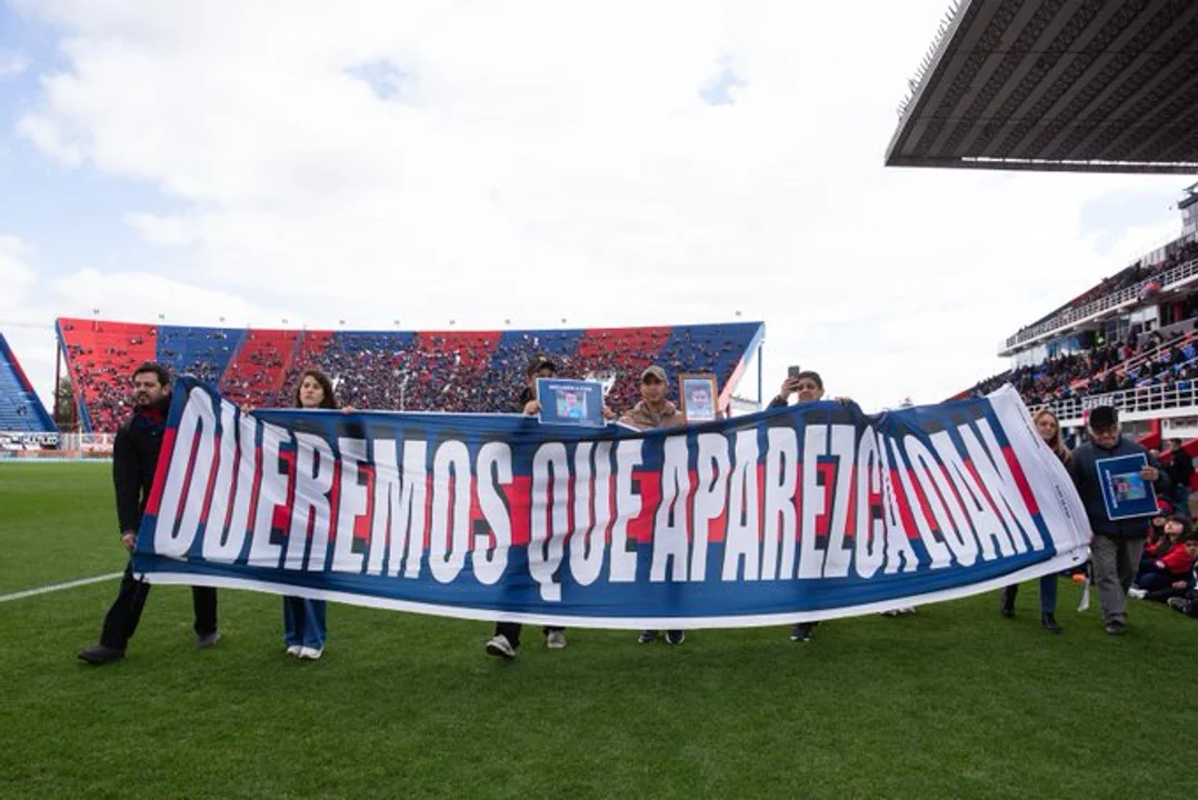 José Peña en la cancha de San Lorenzo. Fotografía: San Lorenzo.