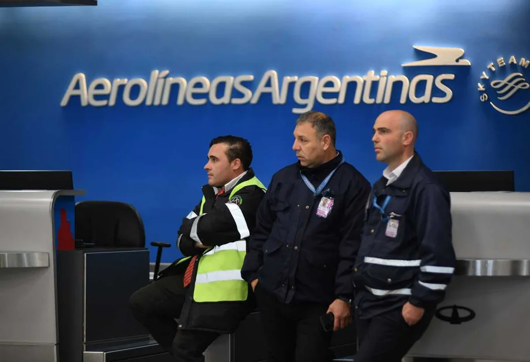 El paro de pilotos se extiende hasta el sábado. Fotografía Agencia Noticias Argentinas/Juan Vargas.