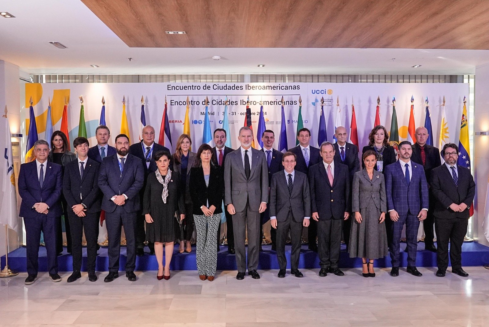 Jorge Macri participó de la Unión de Ciudades Capitales Iberoamericanas en Madrid, con presencia del rey de España, Felipe VI.