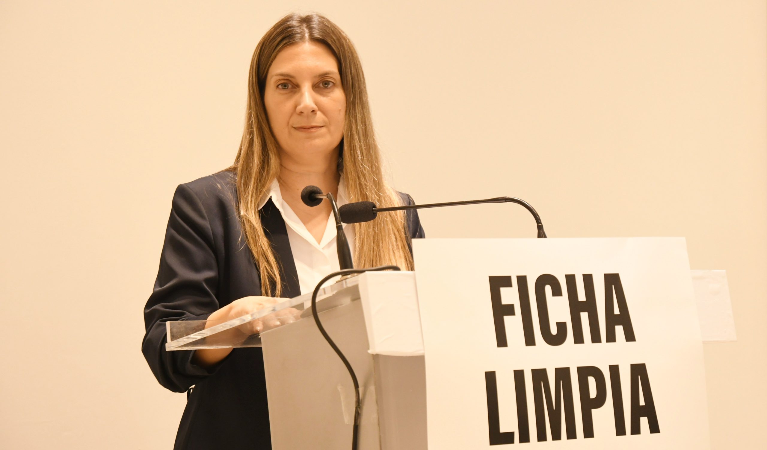 Lospennato, en la conferencia de prensa tras el rechazo de Ficha Limpia.