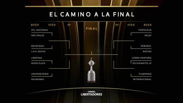 El cuadro final de la Copa Libertadores.