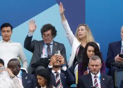 Luego de la reunión con Macron, Javier Milei estuvo presente de la inauguración de los Juegos Olímpicos