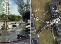 Conmoción en Río de Janeiro: dos helicópteros chocaron y hay seis muertos